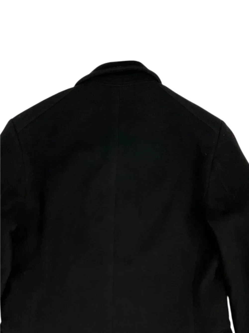 Banana Republic Wool Car Coat M Black Mid Length Fall